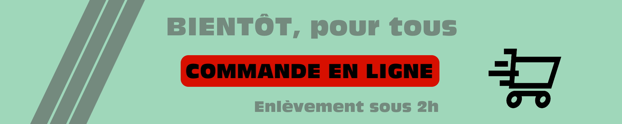 Commande en ligne - bientôt