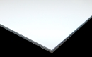 PANNEAU COMPOSITE ALUMINIUM BLANC MAT/BRILLANT 3MM - 305X150CM