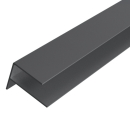PROFIL DE FINITION F GRIS ARDOISE POUR BARDAGE FIBERDECK CLASSIC