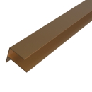 PROFIL DE FINITION F TEAK POUR BARDAGE FIBERDECK WEO35