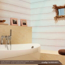 LAMBRIS ÉPICÉA THERMO BROSSÉ CÉRUSÉ BLANC 19X185MM - LONGUEUR 2,52M