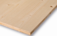PANNEAU 3 PLIS ÉPICÉA CHOIX B/C+ 22MM - 500X125CM
