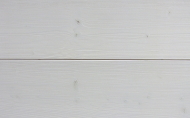 LAMBRIS SAPIN BROSSÉ CÉRUSÉ BLANC 20X185MM - LONGUEUR 2,52M