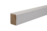 LOT DE 5 PLINTHES MDF PREPEINT 9X68MM - 2M